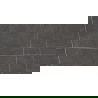 Mexen Dazzle Noir grès émaillé rect. G1, carrelage sol-mural 120 x 60 cm, carving - TL423-120-060-03