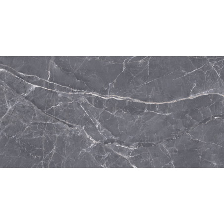 Mexen Vennisa Nero grès émaillé rectifié G1, carreau sol et mur 120 x 60 cm, carving - TL426-120-060-03