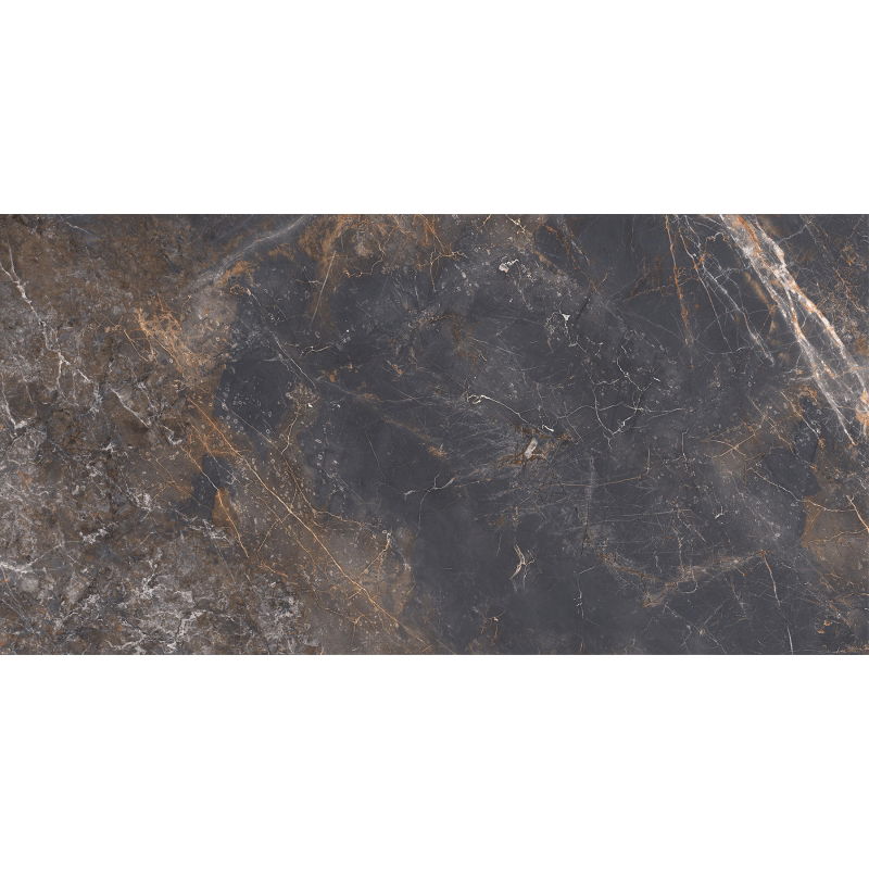 Mexen Visby Black grès émaillé rectifié G1, carreau mural-salon 120 x 60 cm, carving - TL428-120-060-02
