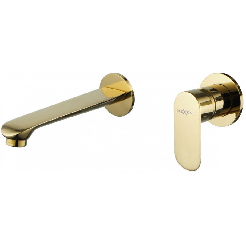 Mexen Dox robinet de lavabo pour installation encastrée, Or - 75215-50