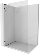Mexen Lunar L paroi de douche Walk-in gauche 100 x 200 cm, transparent 8 mm, noir - 830L-100-000-70-00-L