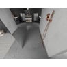Mexen Kioto paroi de douche autoportante 120 x 200 cm, miroir 8 mm, or rose - 800-120-002-60-50