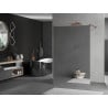 Mexen Kioto paroi de douche autoportante 120 x 200 cm, miroir 8 mm, or rose - 800-120-002-60-50