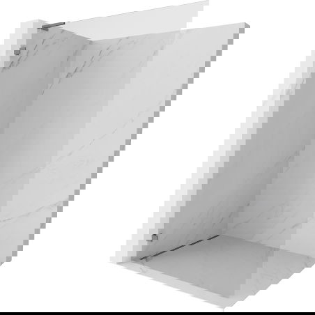 Mexen Lunar L paroi de douche Walk-in gauche 50 x 200 cm, transparent 8 mm, métal gun - 830L-050-000-95-00-L