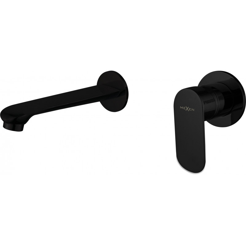 Mexen Dox robinet de lavabo pour installation encastrée, Noir - 75215-70