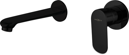 Mexen Dox robinet de lavabo pour installation encastrée, Noir - 75215-70