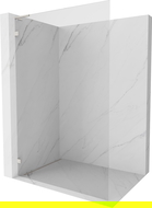 Mexen Lunar L paroi de douche Walk-in gauche 70 x 200 cm, transparent 8 mm, nickel brossé - 830L-070-000-97-00-L