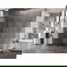 Mexen Lunar L paroi de douche Walk-in gauche 80 x 200 cm, transparent 8 mm, nickel brossé - 830L-080-000-97-00-L