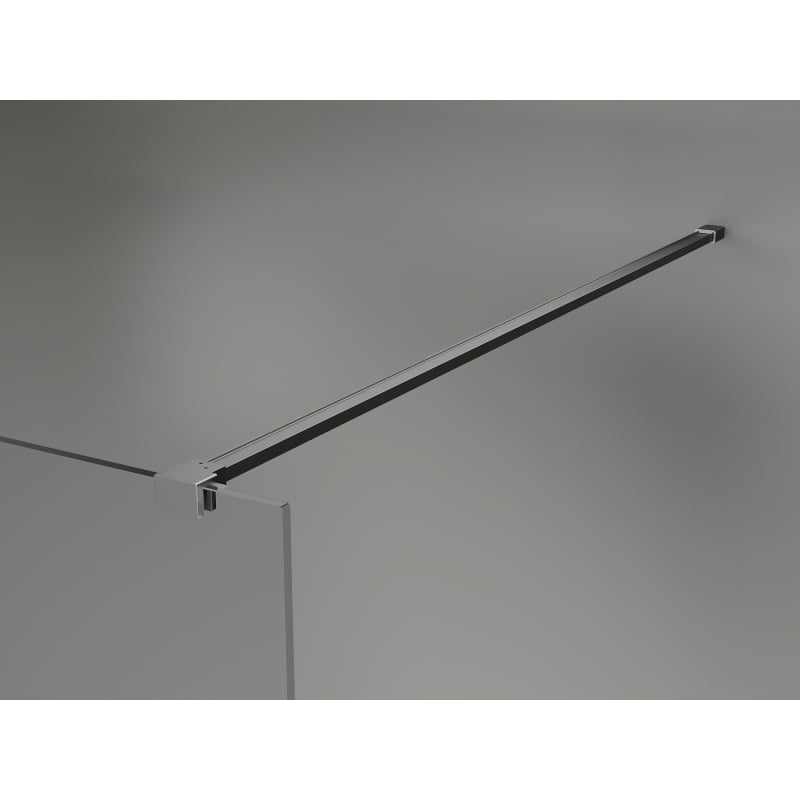 Mexen Lunar paroi de douche Walk-in droite 60 x 200 cm, transparent 8 mm, métal canon - 830-060-000-95-00-P
