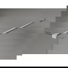 Mexen Lunar paroi de douche Walk-in droite 70 x 200 cm, transparent 8 mm, nickel brossé - 830-070-000-97-00-P