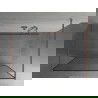 Mexen Kioto paroi de douche autoportante 120 x 200 cm, transparent/Design noir 8 mm, Or rose - 800-120-002-60-70