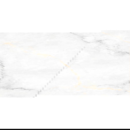 Mexen Brakel Blanc grès émaillé rectifié G1, carreau sol-mur 120 x 60 cm, brillant - TL110-120-060-01