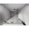 Mexen Lunar porte de douche battante gauche 75 cm, transparent, or brossé - 834-075-000-55-00-L