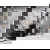 Mexen Lunar porte de douche battante gauche 135 cm, transparent, or rose - 834-135-000-60-00-L