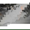 Mexen Kioto paroi de douche autoportante 120 x 200 cm, transparent/Design noir 8 mm, Or rose - 800-120-002-60-77