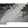 Mexen Kioto paroi de douche autoportante 140 x 200 cm, transparent/Design noir 8 mm, Or rose - 800-140-002-60-77