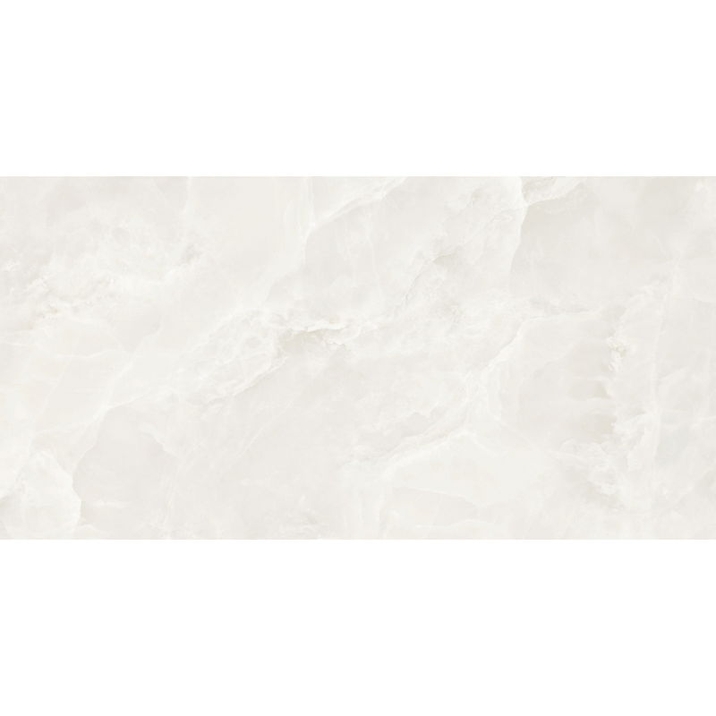 Gres émaillé rectifié Mexen Valga Bianco, carrelage sol-mur 120 x 60 cm, brillant - TL122-120-060-01