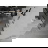 Mexen Kioto paroi de douche autoportante 110 x 200 cm, transparent/Design noir 8 mm, Noir - 800-110-002-70-77