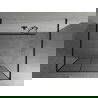 Mexen Kioto paroi de douche autoportante 110 x 200 cm, transparent/Design noir 8 mm, Noir - 800-110-002-70-77