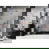 Mexen Lunar porte de douche battante gauche 140 cm, transparent, cuivre brossé - 834-140-000-65-00-L
