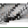 Mexen Lunar porte de douche battante gauche 140 cm, transparent, cuivre brossé - 834-140-000-65-00-L