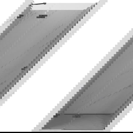 Mexen Lunar portes de douche pivotantes gauche 110 cm, transparent, gris canon brossé - 834-110-000-66-00-L