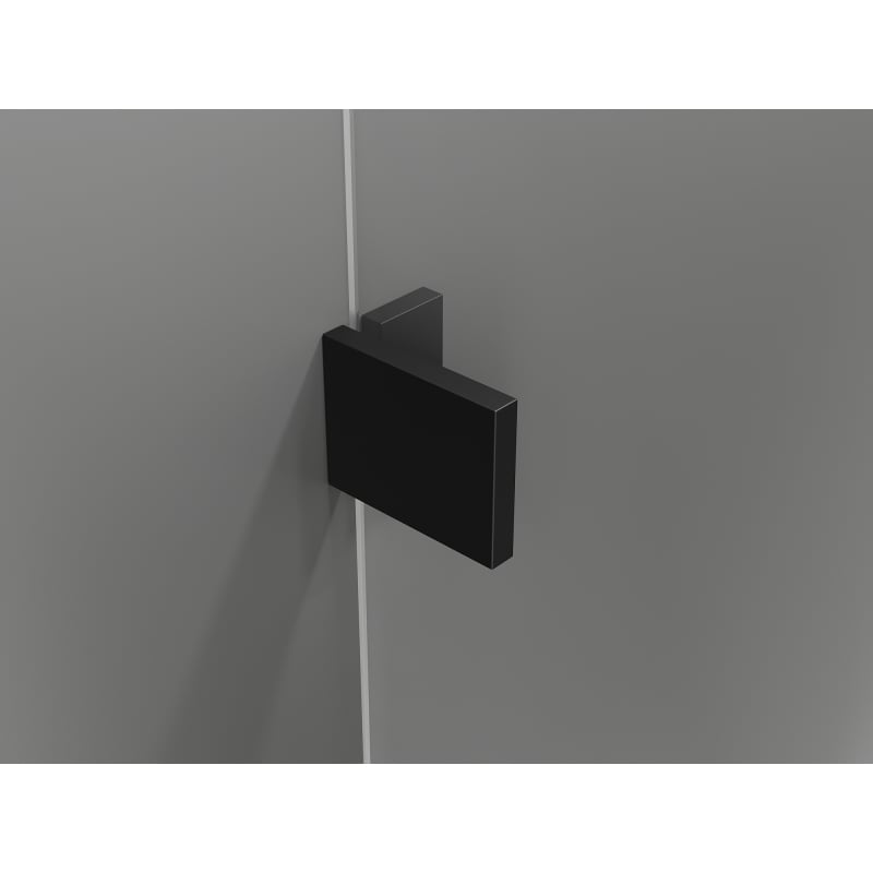 Mexen Lunar porte de douche pivotante gauche 70 cm, transparent, noir - 834-070-000-70-00-L