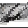 Mexen Lunar porte de douche battante gauche 135 cm, transparent, noir - 834-135-000-70-00-L