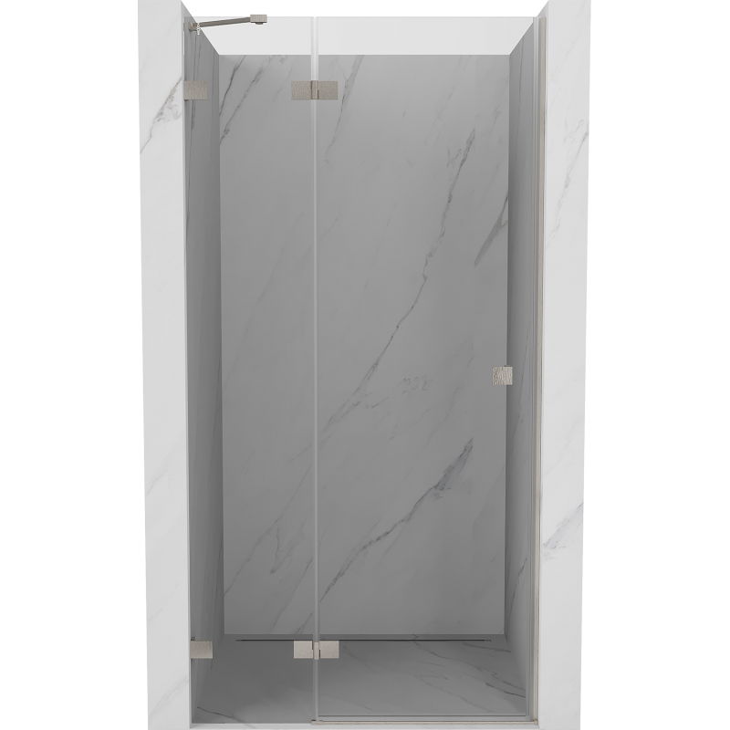 Mexen Lunar porte de douche pivotantes gauche 105 cm, transparent, nickel brossé - 834-105-000-97-00-L