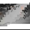 Mexen Kioto paroi de douche autoportante 100 x 200 cm, transparent/Design noir 8 mm, Or rose - 800-100-002-60-78