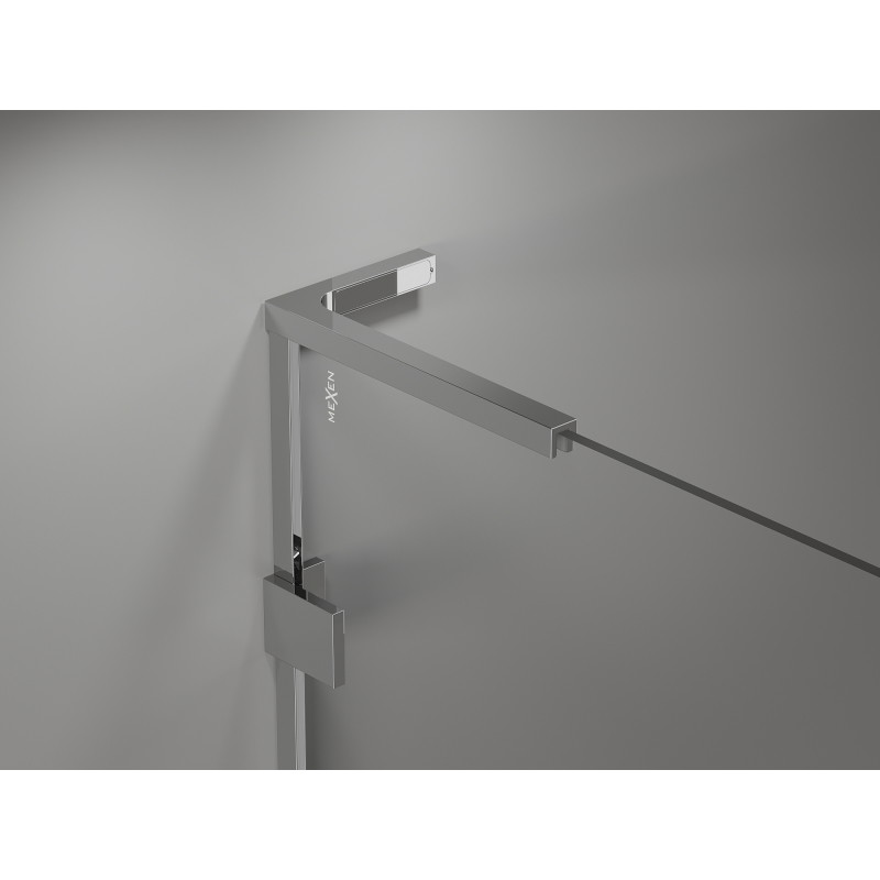 Mexen Lunar L paroi de douche Walk-in droite 70 x 200 cm, transparent 8 mm, chrome - 830L-070-000-01-00-P