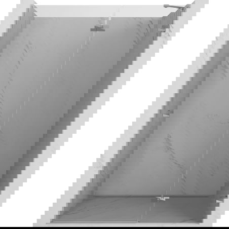 Mexen Lunar porte de douche pivotante à droite 130 cm, transparent, chrome - 834-130-000-01-00-P