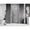 Mexen Lunar porte de douche pivotante droite 75 cm, transparent, blanc - 834-075-000-20-00-P