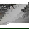 Mexen Kioto paroi de douche autoportante 100 x 200 cm, transparent/Design blanc 8 mm, Chrome - 800-100-002-01-85