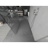 Mexen Kioto paroi de douche autoportante 120 x 200 cm, motif blanc 8 mm, chrome - 800-120-002-01-85