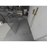 Mexen Kioto paroi de douche autoportante 110 x 200 cm, motif blanc 8 mm, doré - 800-110-002-50-85