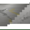 Mexen Lunar L paroi de douche Walk-in droite 80 x 200 cm, transparente 8 mm, or - 830L-080-000-50-00-P