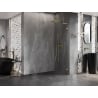 Mexen Lunar L paroi de douche Walk-in droite 110 x 200 cm, transparent 8 mm, or - 830L-110-000-50-00-P