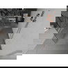 Mexen Kioto paroi de douche autoportante 100 x 200 cm, transparent/Design blanc 8 mm, Or rose - 800-100-002-60-85