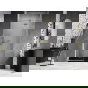 Mexen Lunar porte de douche battante droite 110 cm, transparent, or brossé - 834-110-000-55-00-P