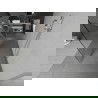 Mexen Kioto paroi de douche autoportante 100 x 200 cm, transparent/Design blanc 8 mm, Chrome - 800-100-002-01-97