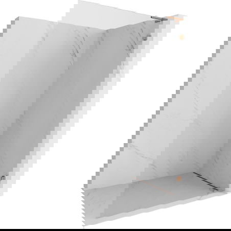 Mexen Lunar L cloison de douche Walk-in droite 70 x 200 cm, transparent 8 mm, or rose - 830L-070-000-60-00-P