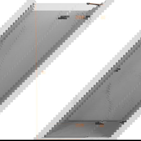 Mexen Lunar porte de douche pivotante droite 115 cm, transparent, or rose - 834-115-000-60-00-P