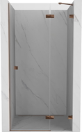 Mexen Lunar porte de douche pivotante droite 115 cm, transparent, or rose - 834-115-000-60-00-P