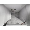 Mexen Lunar porte de douche pivotante droite 120 cm, transparent, or rose - 834-120-000-60-00-P