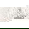 Mexen Limos White grès émaillé rectifié G1, carreau mural et de sol 120 x 60 cm, brillant - TL127-120-060-03