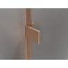Mexen Lunar porte de douche battante droite 140 cm, transparent, cuivre brossé - 834-140-000-65-00-P