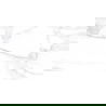 Mexen Viola Grey grès émaillé rect. G1, carreau sol-mur 120 x 60 cm, brillant - TL130-120-060-02