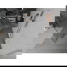 Mexen Kioto paroi de douche autoportante 140 x 200 cm, transparent/Design blanc 8 mm, Or rose - 800-140-002-60-97