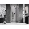 Mexen Lunar porte de douche pivotante droite 70 cm, transparent, gris canon brossé - 834-070-000-66-00-P
